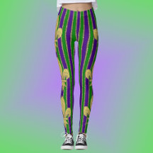 Mardi Gras Verticale Stripes & Fleur de Lys