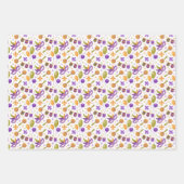 Mardi Gras Vette Dinsdag Carnaval Inpakpapier Vel (Voorkant 3)