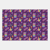 Mardi Gras Vette Dinsdag Carnaval Inpakpapier Vel (Voorkant)