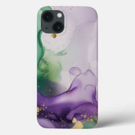 Mardi Gras Vibes Waterverf Inck Case-Mate iPhone Case