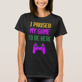 Mardi Gras Video Game Controller for Gaming and Ga T-shirt