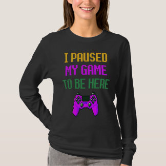 Mardi Gras Video Game Controller for Gaming and Ga T-shirt