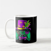 Mardi Gras Video Game Controller Jester Pet Costum Koffiemok (Links)