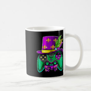 Mardi Gras Video Game Controller Jester Pet Costum Koffiemok