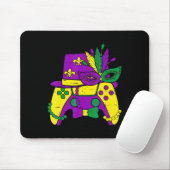 Mardi Gras Video Game Controller Jester Pet Costum Muismat (Met muis)