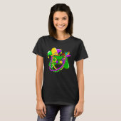 Mardi Gras Videogame Controller Narrenhoed Kostuum T-shirt (Voorkant volledig)