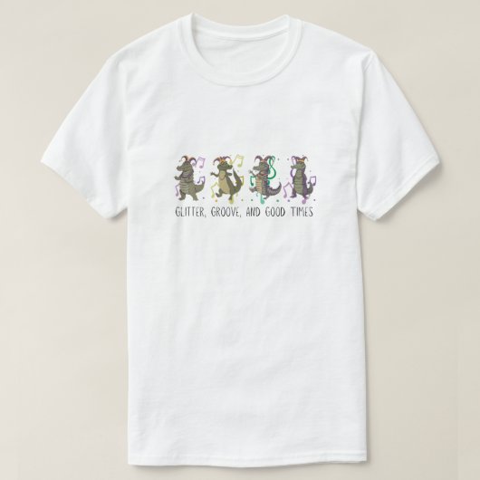 Mardi Gras-viering T-shirt (Design voorkant)