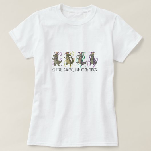 Mardi Gras-viering T-shirt (Design voorkant)