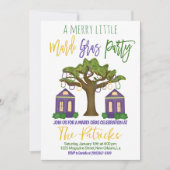 Mardi Gras-viering uitnodiging (Voorkant)