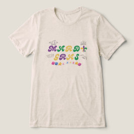 Mardi Gras-vieringsliefde Tri-Blend Shirt