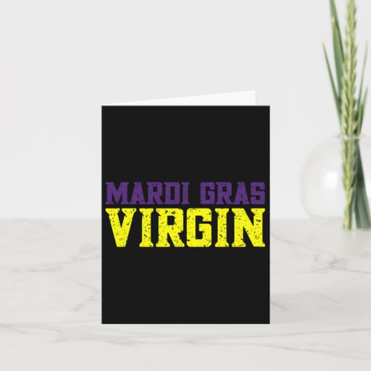Mardi Gras Virgin Kaart (Voorkant)