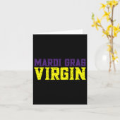Mardi Gras Virgin Kaart (Gele Bloem)