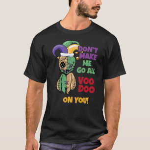 Mardi Gras Voodoo Black Magic Carnival Fan Voodoo T-shirt