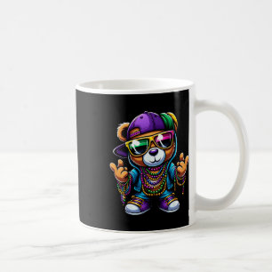 Mardi Gras voor jongens Mannen hiphop Beer New Orl Koffiemok