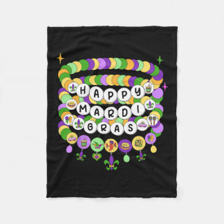 Mardi Gras Vriendschap Armband Mardi Gras Kralen K Fleece Deken