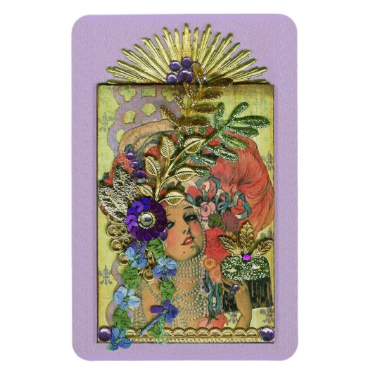 Mardi Gras Vrolijkheid Magneet (Verticaal)