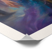 Mardi Gras Vrouw in kostuum New Orleans Bourbon St Poster (Hoek)