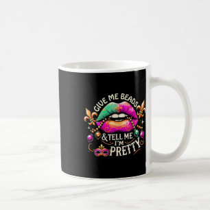Mardi Gras Vrouwen Geef Me Kralen Zeg Me Dat Ik Mo Koffiemok