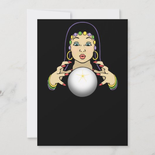 Mardi Gras Waarzegster (Achterkant)