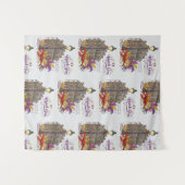 Mardi Gras Wandkleed (Voorkant (horizontaal))