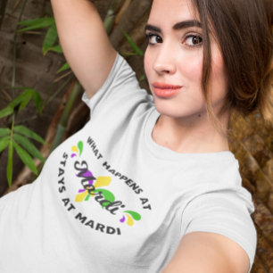 Mardi Gras Wat gebeurt er bij Mardi Funny T-shirt