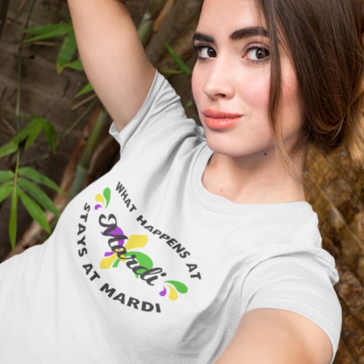 Mardi Gras Wat gebeurt er bij Mardi Funny T-shirt
