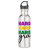 Mardi Gras Waterfles (Voorkant)
