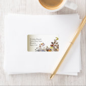 Mardi Gras Wedding Favor Lip Balm Tube Etiket (Insitu)