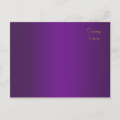 Mardi Gras Wedding SAVE THE DATE Briefkaarten (Achterkant)