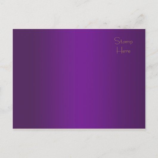 Mardi Gras Wedding SAVE THE DATE Briefkaarten (Achterkant)