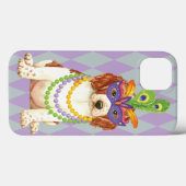 Mardi Gras Welsh Springer Spaniel Case-Mate iPhone Case (Achterkant (horizontaal))