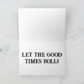 Mardi Gras Wenskaart Bedankkaart (Binnen)