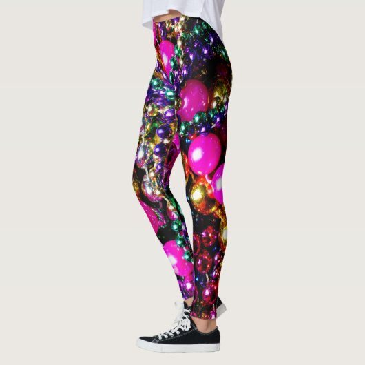 Mardi Gras "werpt LEGGINGS" Leggings (Links)