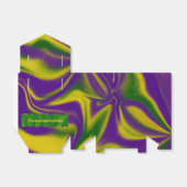 Mardi Gras Wervelingen Bedankdoosjes (Uitgevouwen)