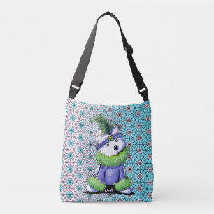 Mardi Gras Westie Crossbody Tas