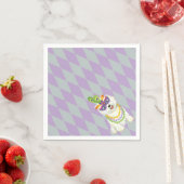 Mardi Gras Westie Servet (Insitu)