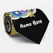 Mardi Gras Wild en Crazy Stropdassen Uitzicht neem (Opgerold)