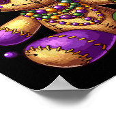 Mardi Gras Witch Doctor Gothic Kostuum Mannen Vrou Poster (Hoek)