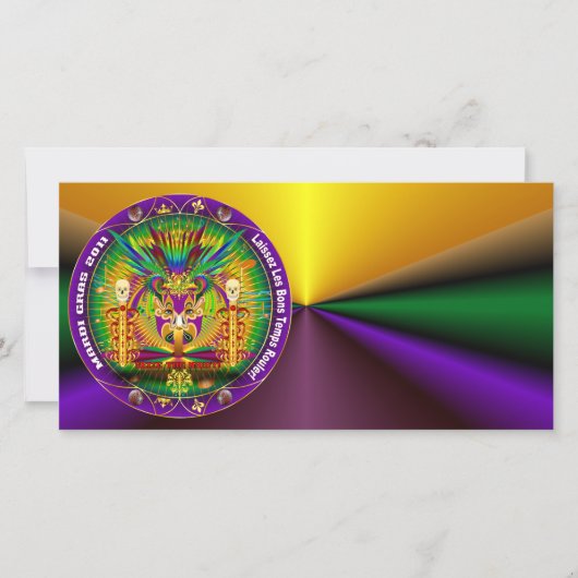 Mardi Gras Witch Doctor-Skull V-1 (Voorkant)