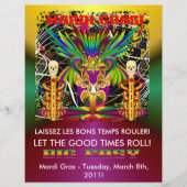Mardi Gras Witch Doctor-Skull V-3-T Flyer (Voorkant)