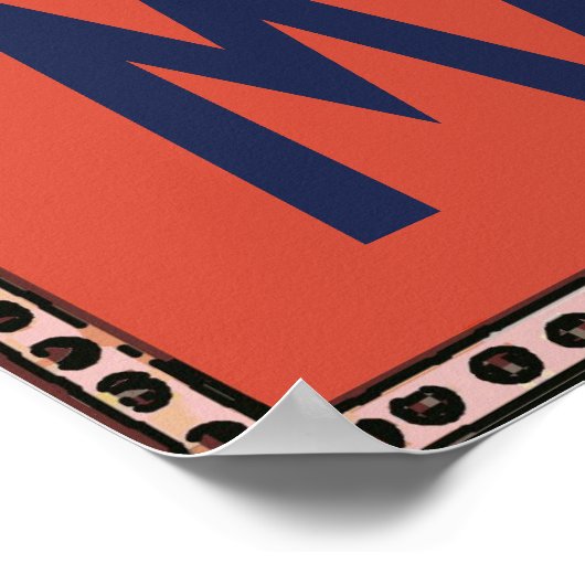 Mardi Gras Woman Face Poster (Hoek)