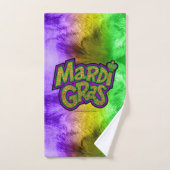 Mardi Gras woorden, SlipperyJoe, kroon, LGBTQIA, g Bad Handdoek (Handdoek)