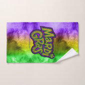 Mardi Gras woorden, SlipperyJoe, kroon, LGBTQIA, g Bad Handdoek (Handdoek)