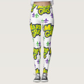 Mardi Gras Words Leggings (Voorkant)