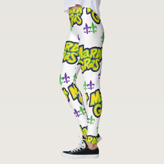 Mardi Gras Words Leggings (Links)