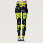 Mardi Gras Words Leggings (Voorkant)