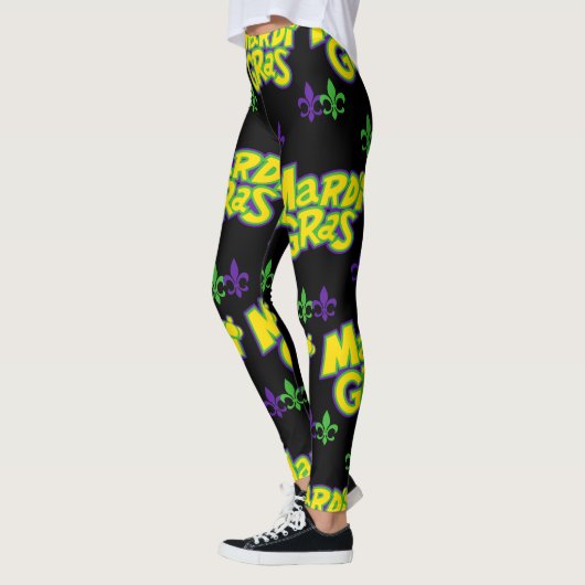 Mardi Gras Words Leggings (Links)