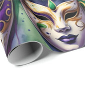 Mardi Gras Wrapping Paper Cadeaupapier (Rol Hoek)