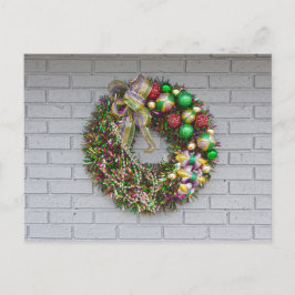 Mardi Gras Wreath Briefkaart