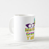 Mardi Gras Y'all Koffiemok (Voorkant links)
